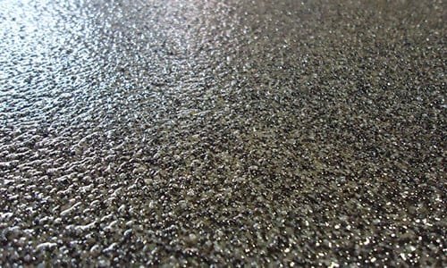 Close-up of a textured non-slip floor coating